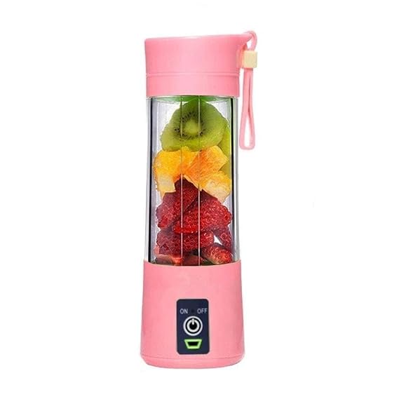 Portable Juicer Blender, Fruit Mixer - Six Blades in 3D, 380ml Fruit Mixing Machine
